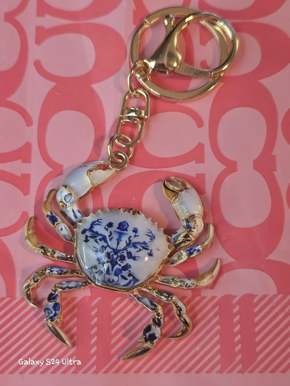 Crab Bag Charm/keychain NEW